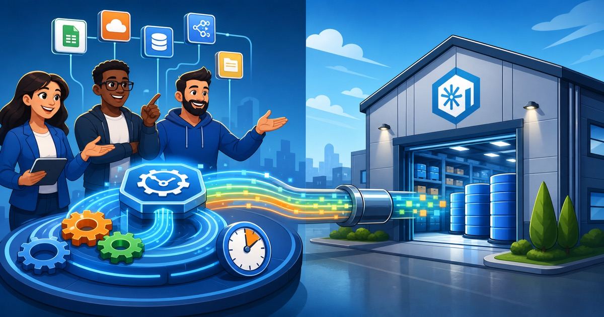 Integration and orchestration runtime feeding the warehouse