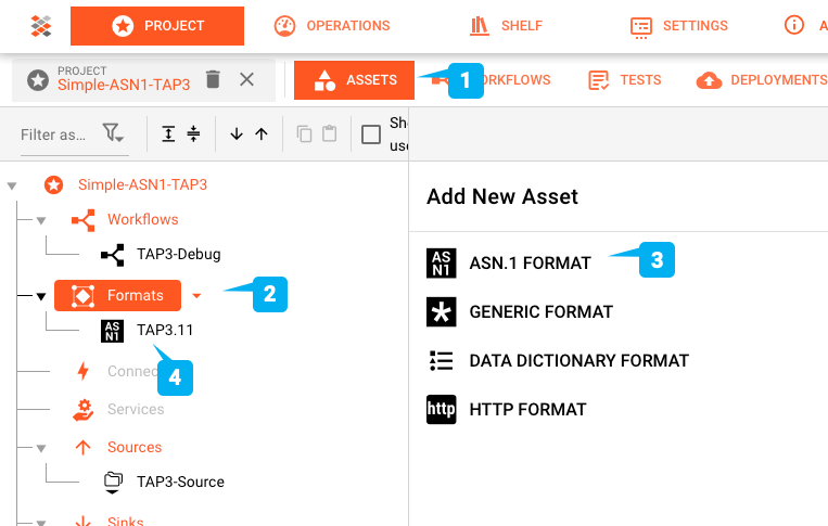 Create ASN.1 Asset